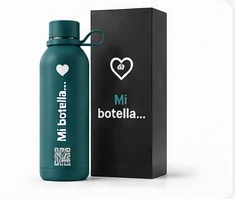 Botella Activa junto a su caja