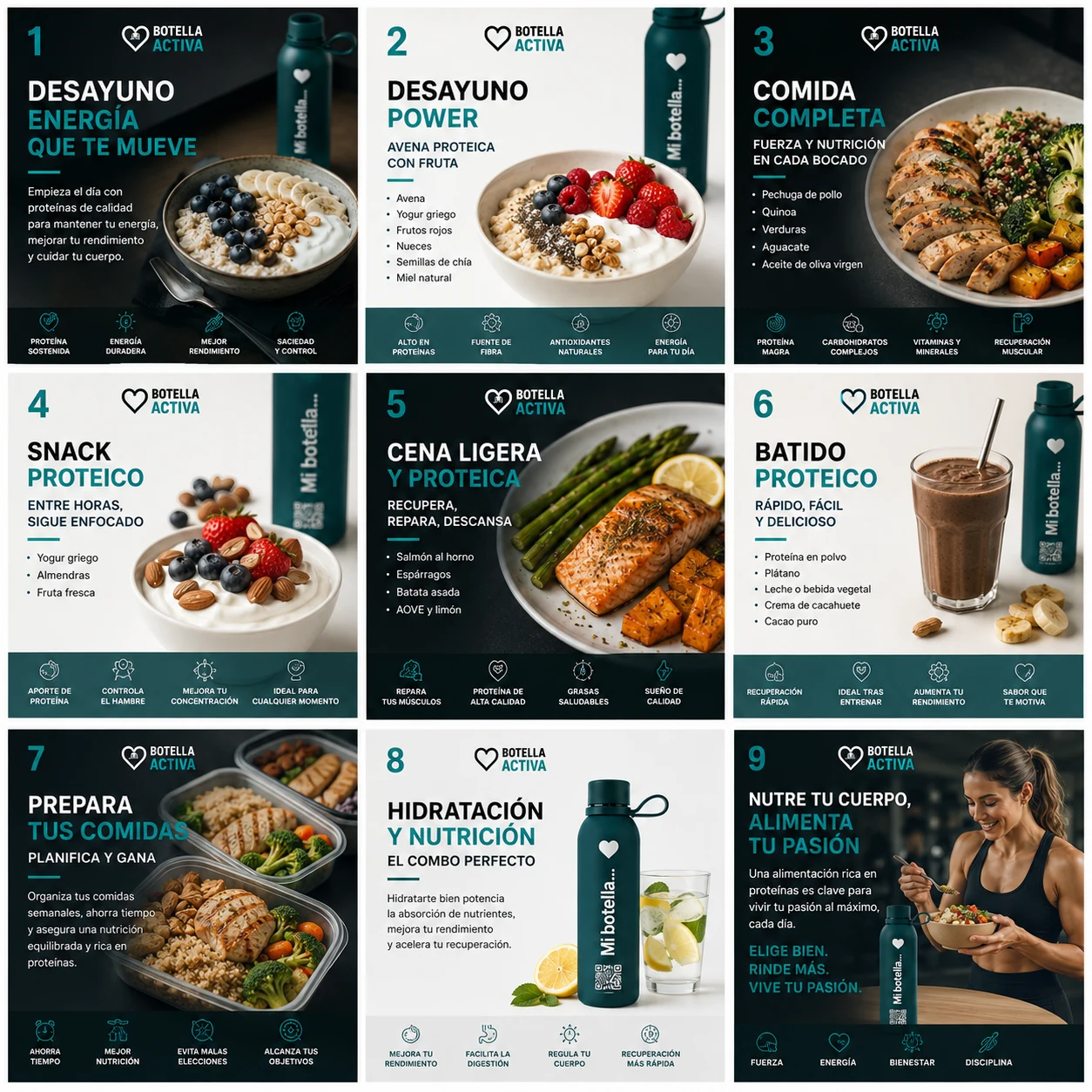 Contenido de nutrición deportiva